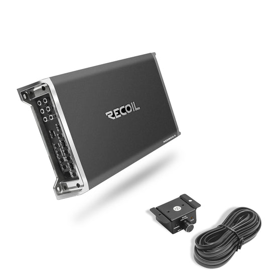 Recoil RED1800.5 1800W 5-Channel Class-D Car Amplifier – Mono 1Ω Stable - Recoil Amplifier