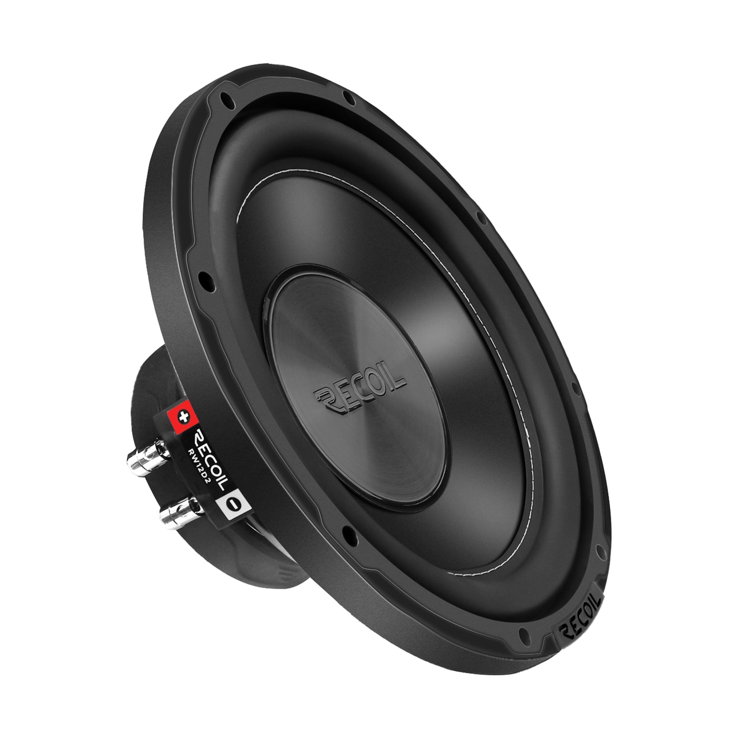Recoil RW12D2 Echo 12" Car Subwoofer – 600W Peak, 300W RMS Dual 2 Ohm - Recoil subwoofer