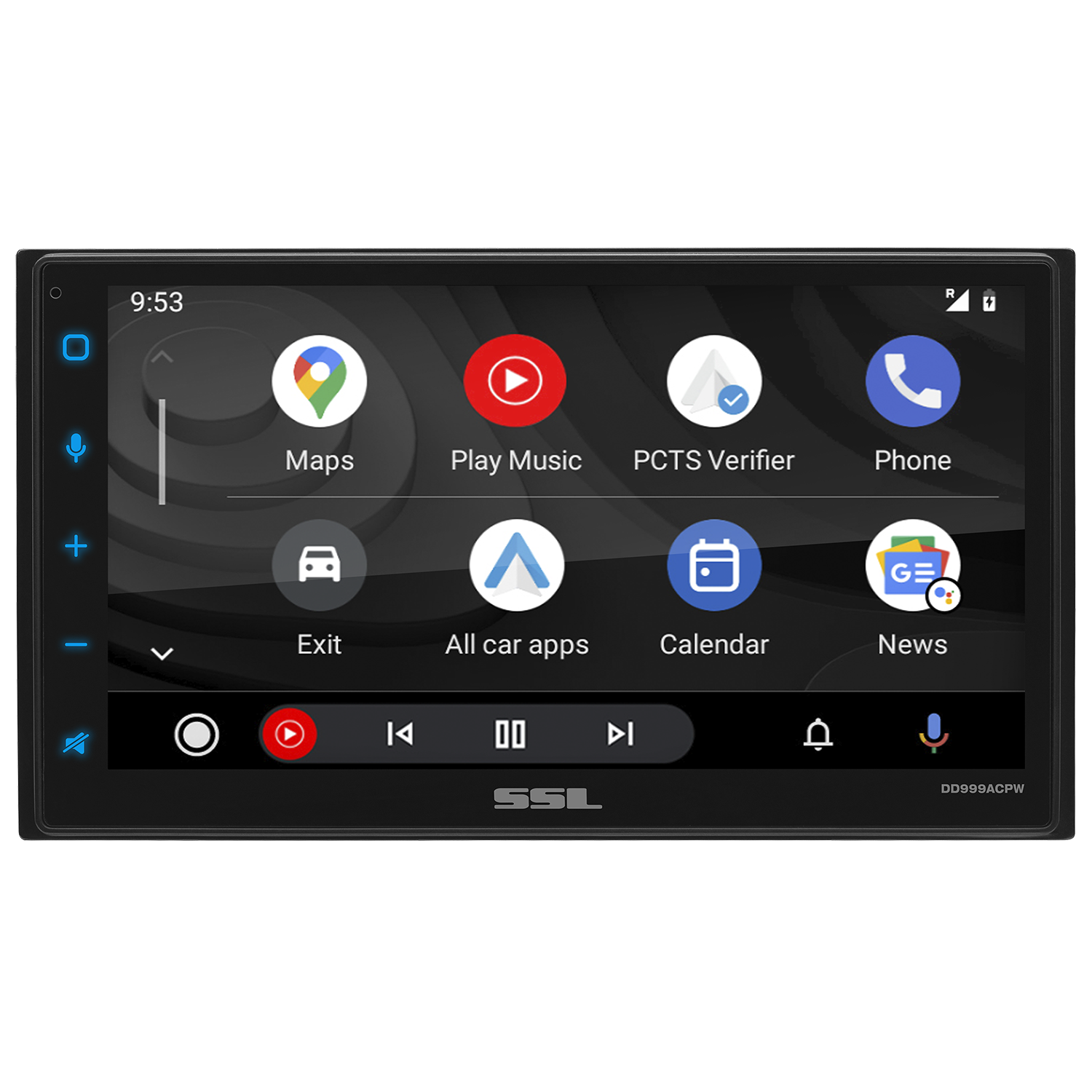 SSL DD999ACPW Double-DIN, Wireless/Wired Apple CarPlay & Android Auto 